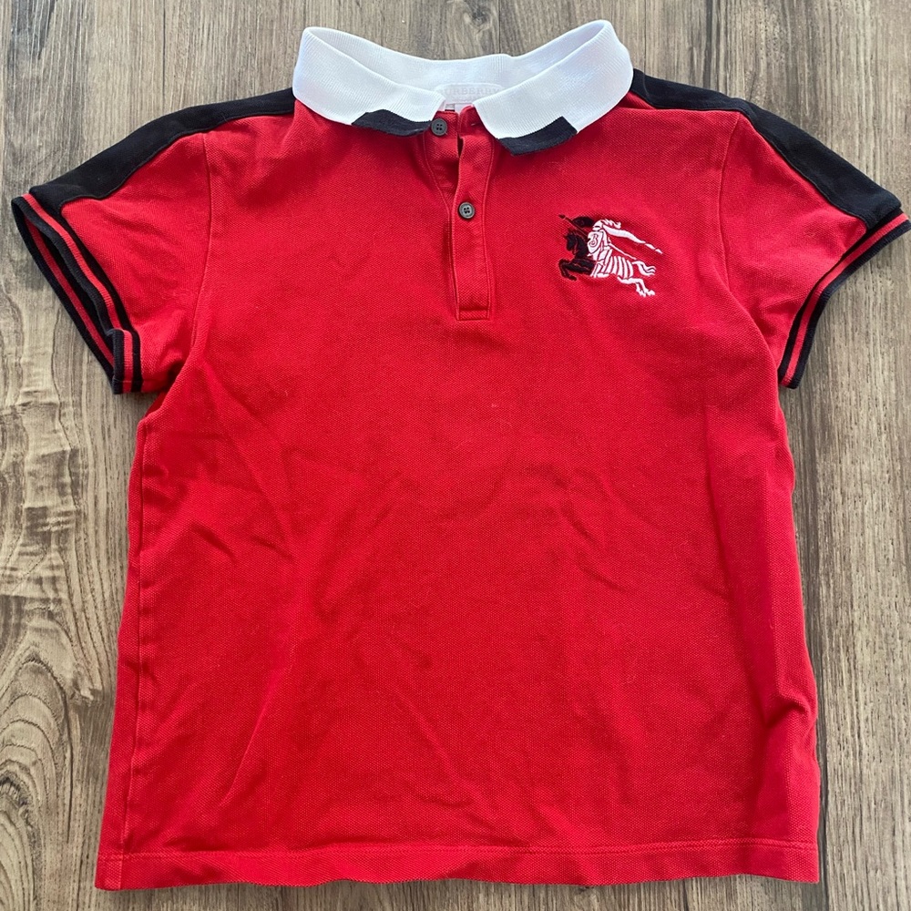 Burberry Children Eric Multicolored Logo Polo